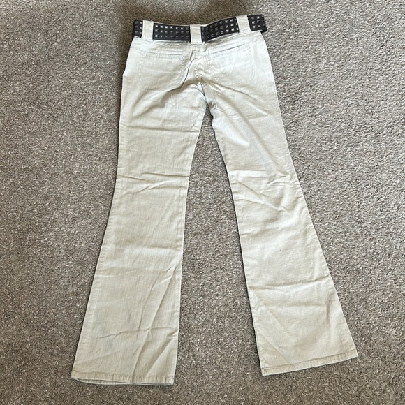 NWT khaki belted pants - Picture 4 of 5